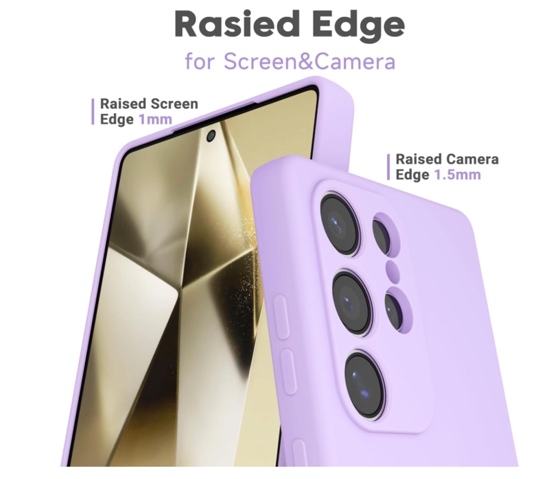 CARCASA FUNDA PARA SAMSUNG S26 ULTRA SILICONA LILA - 3
