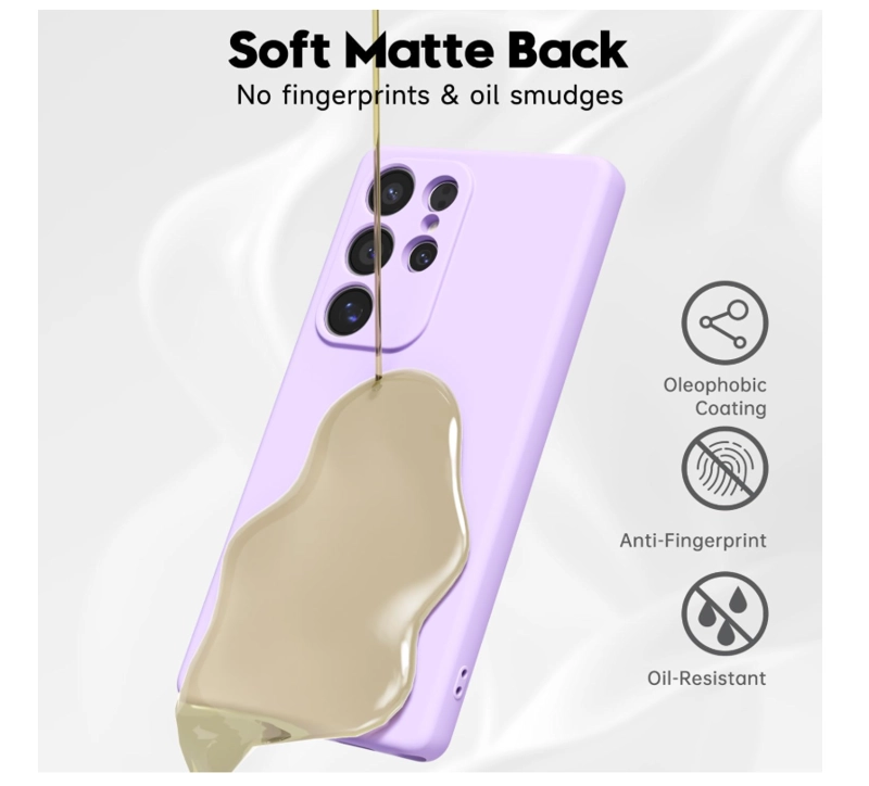 CARCASA FUNDA PARA SAMSUNG S26 ULTRA SILICONA LILA - 5
