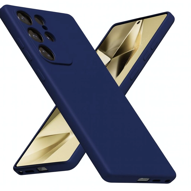 CARCASA FUNDA PARA SAMSUNG S26 ULTRA SILICONA AZUL - 1