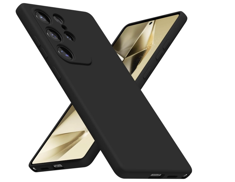 GENÉRICO CARCASA FUNDA PARA SAMSUNG S26 ULTRA SILICONA NEGRO