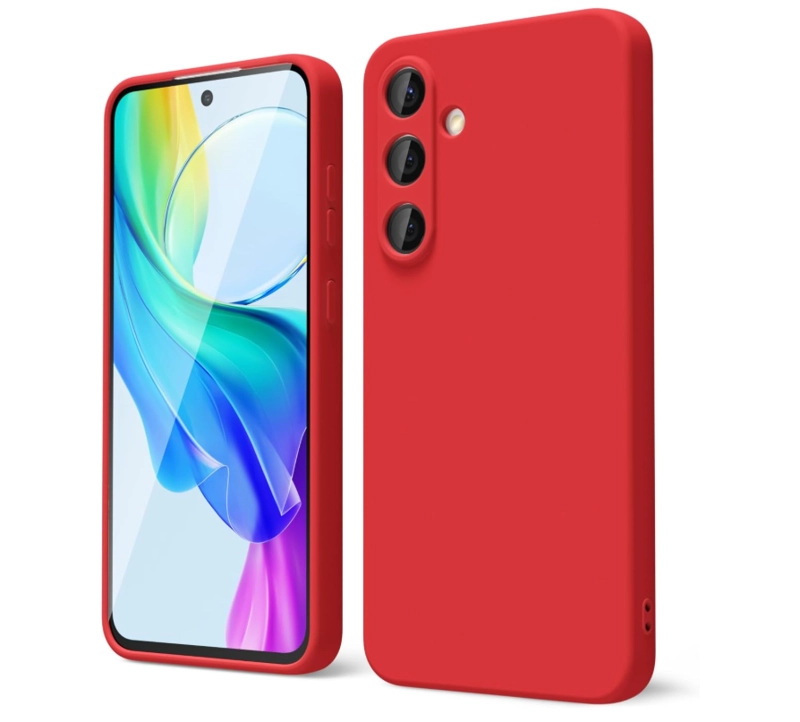 CARCASA FUNDA PARA SAMSUNG S26 SILICONA ROJO - 1