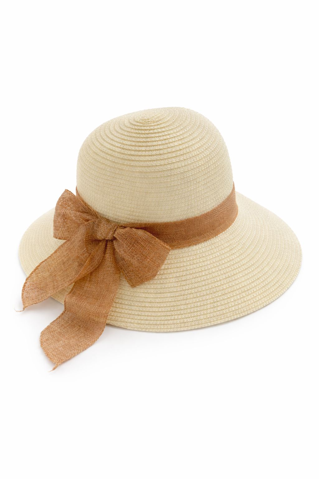 SOMBRERO VERANO PLAYA MUJER PROTECCION SOLAR BEIGE LAZO - 1