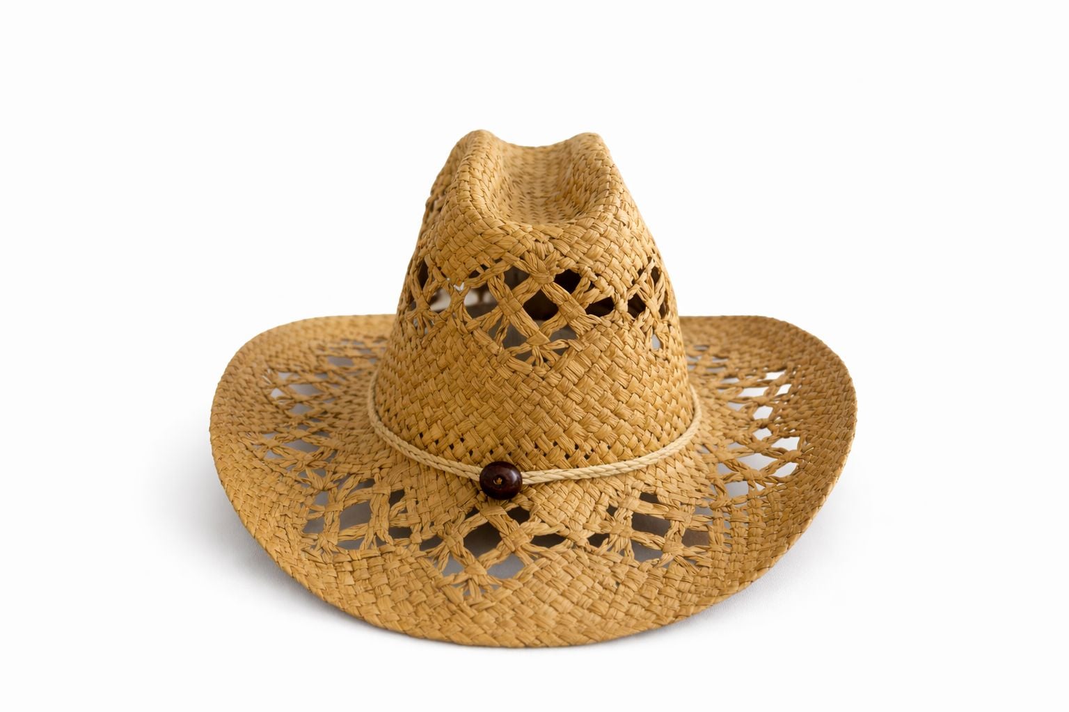 SOMBRERO DE PAJA VERANO PLAYA PRIMAVERA MARRON CAQUI - 1