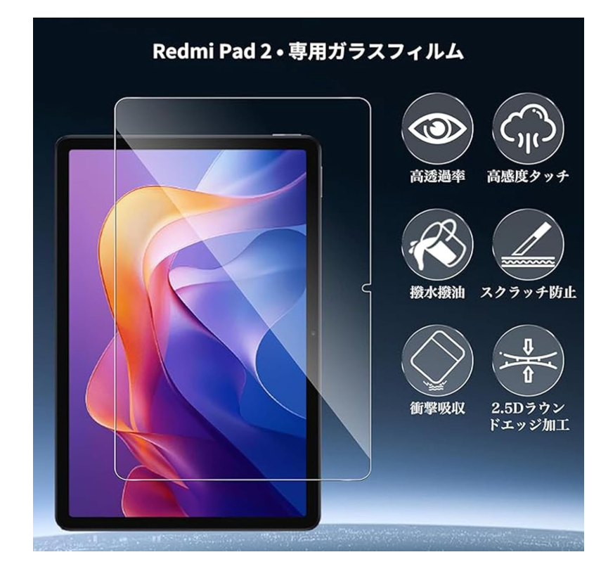 LAMINA MICA VIDRIO TEMPLADO PARA TABLET XIAOMI REDMI PAD 2 - 2