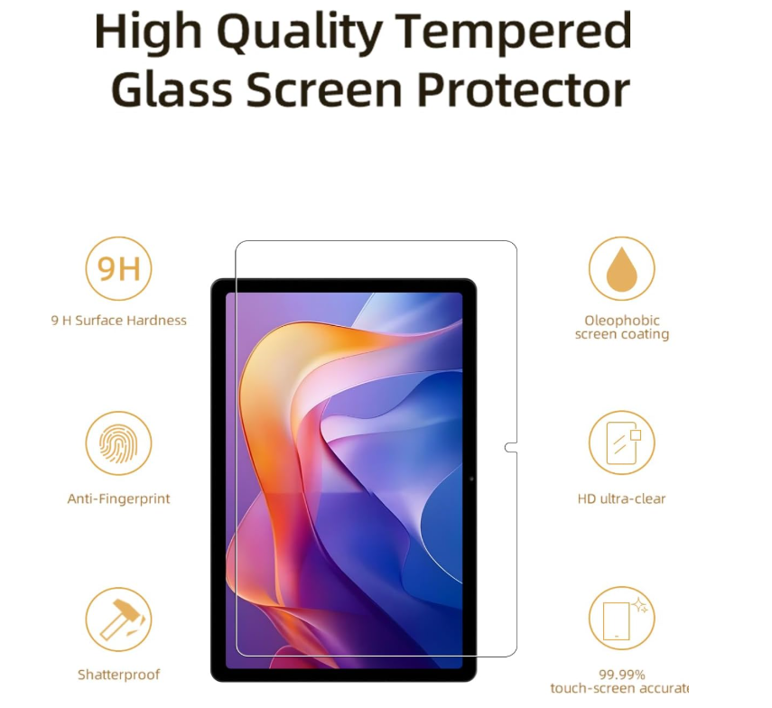 LAMINA MICA VIDRIO TEMPLADO PARA TABLET XIAOMI REDMI PAD 2 - 5