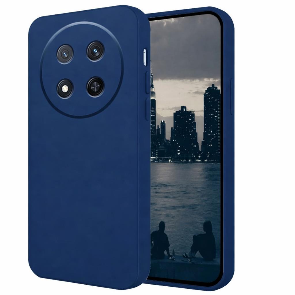 CARCASA FUNDA PARA HONOR MAGIC8 LITE SILICONA AZUL - 1
