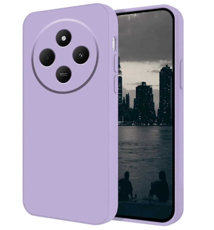 CARCASA FUNDA PARA XIAOMI 14C 5G SILICONA LILA - 1