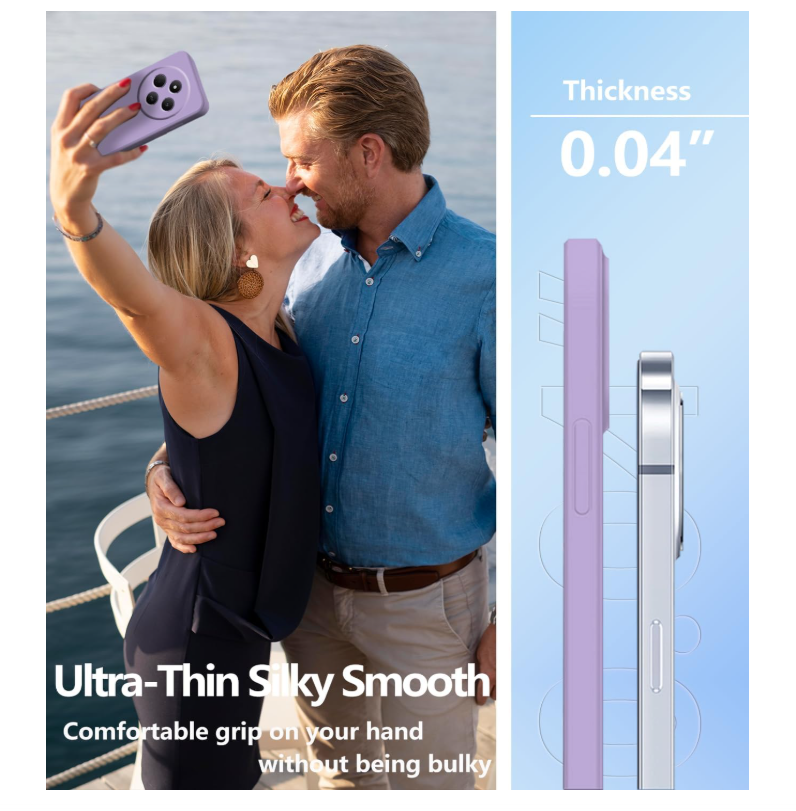 CARCASA FUNDA PARA XIAOMI 14C 5G SILICONA LILA - 7