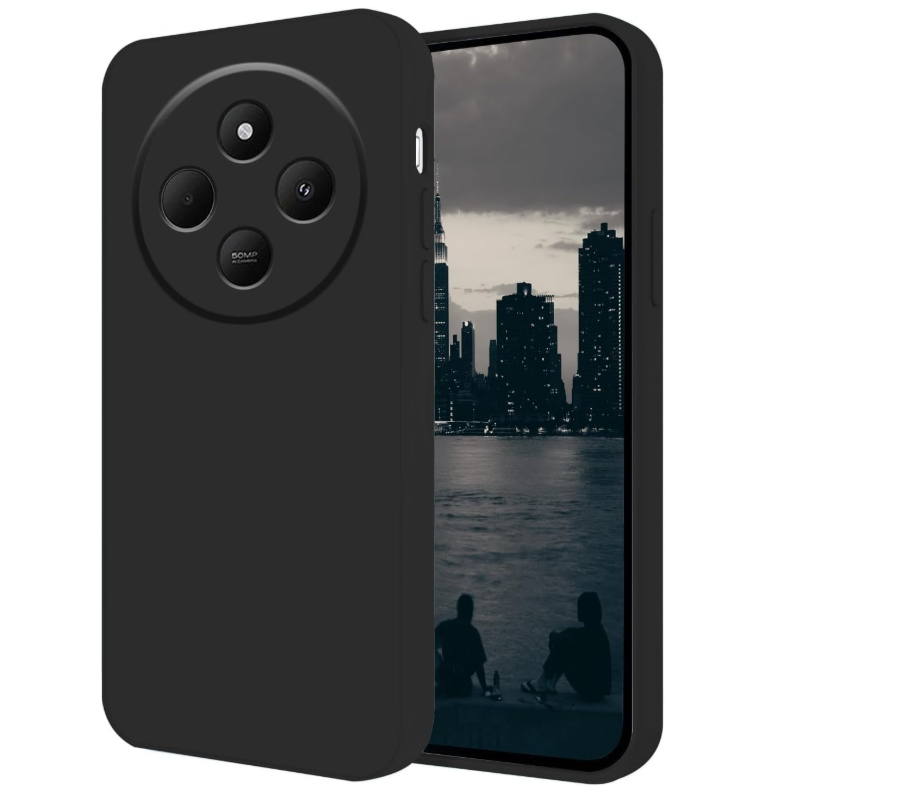 GENÉRICO CARCASA FUNDA PARA XIAOMI 14C 5G SILICONA NEGRO