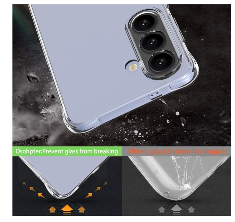 CARCASA PARA SAMSUNG S26 TRANSPARENTE REFORZADA - 4