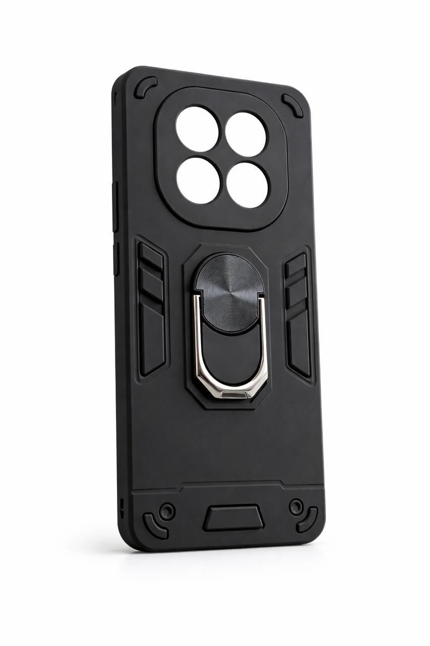 GENÉRICO CARCASA PARA XIAOMI NOTE 14 PRO 5G ANTI GOLPES ANILLO NEGRO