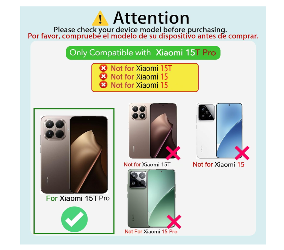 CARCASA PARA XIAOMI 15T PRO 5G TRANSPARENTE REFORZADA - 2