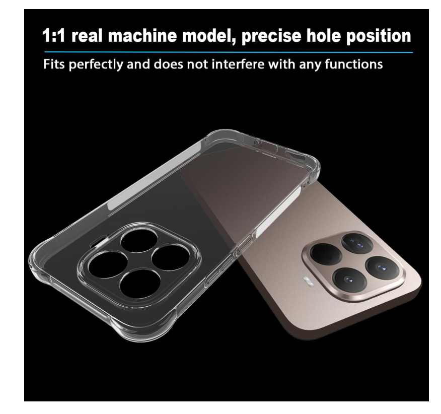 CARCASA PARA XIAOMI 15T PRO 5G TRANSPARENTE REFORZADA - 5