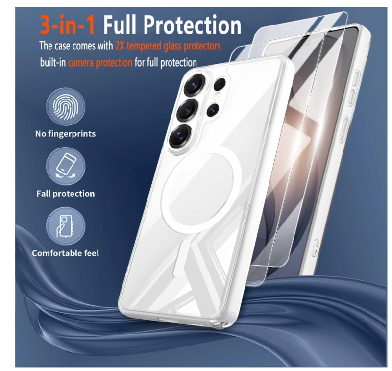 CARCASA PARA SAMSUNG S26 ULTRA TRANSPARENTE MAGSAFE - 2