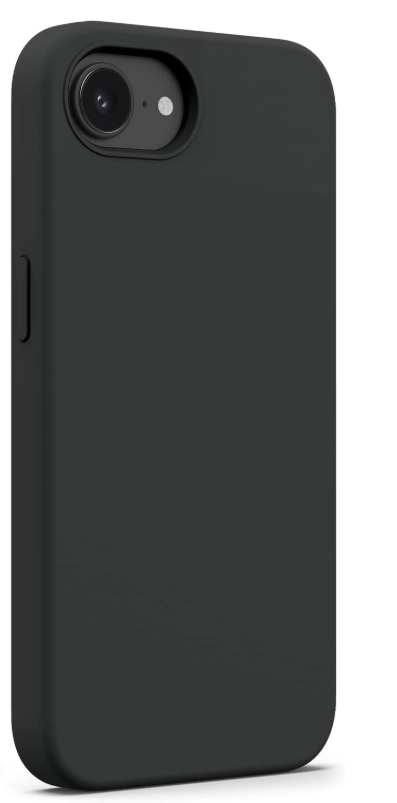 CARCASA FUNDA PARA IPHONE 16E/ 17E SILICONA NEGRO - 2