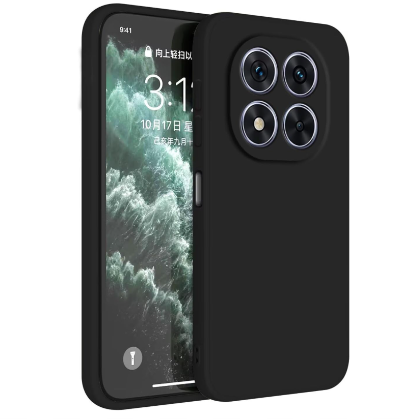 CARCASA FUNDA PARA XIAOMI REDMI NOTE 15 PRO+ 5G SILICONA NEGRO - 1
