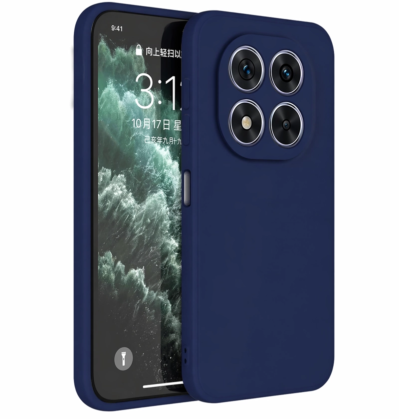 CARCASA FUNDA PARA XIAOMI REDMI NOTE 15 PRO+ 5G SILICONA AZUL - 2