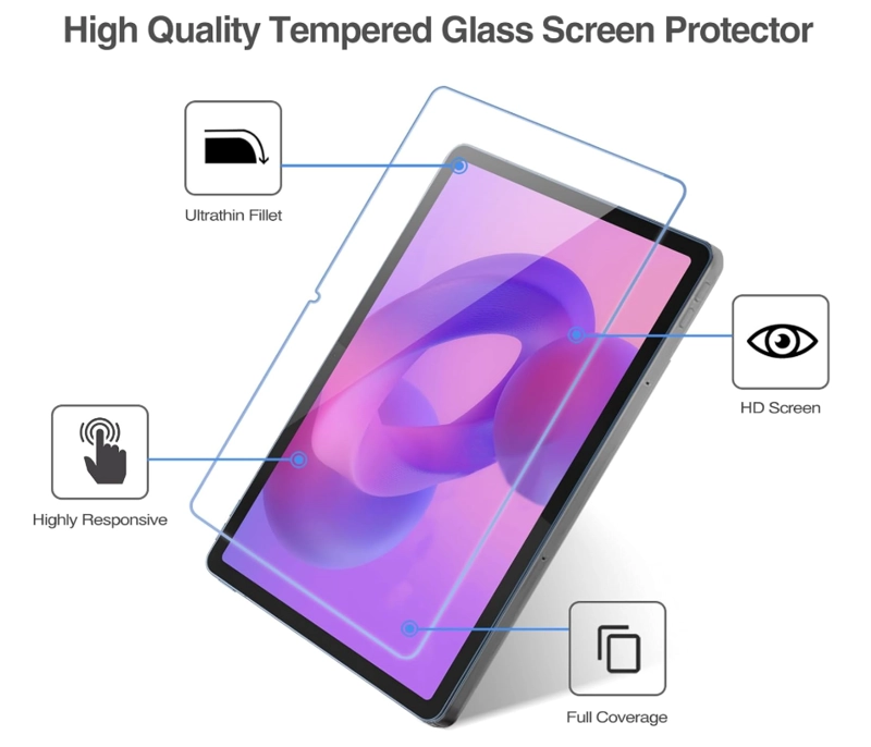 LAMINA MICA VIDRIO TEMPLADO PARA TABLET LENOVO IDEA TAB 11 - 2