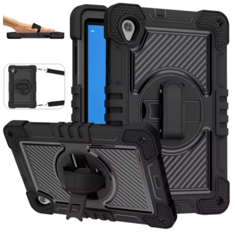 FUNDA CARCASA ANTIGOLPES 360 PARA IPAD AIR 11 M2 CON CORREA - 1