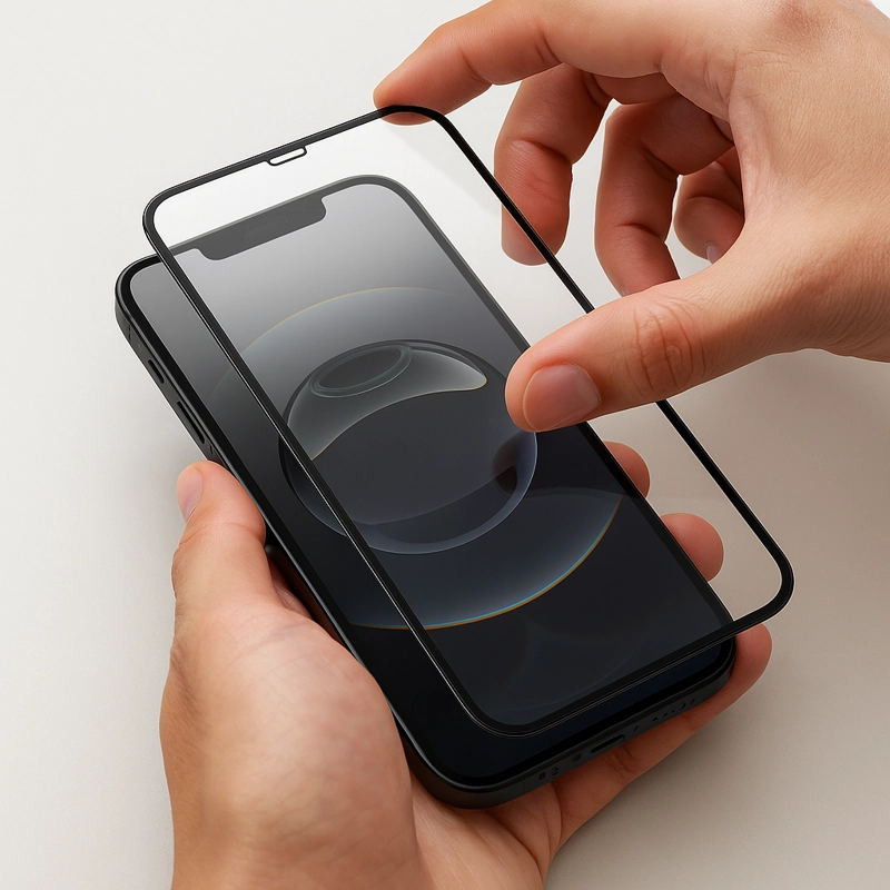 MICA LAMINA VIDRIO TEMPLADO COMPLETA PARA IPHONE 17E - 2