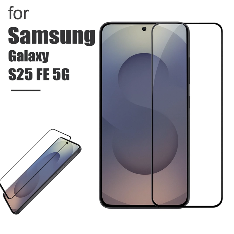 MICA LAMINA VIDRIO TEMPLADO COMPLETA PARA SAMSUNG S25 FE - 2