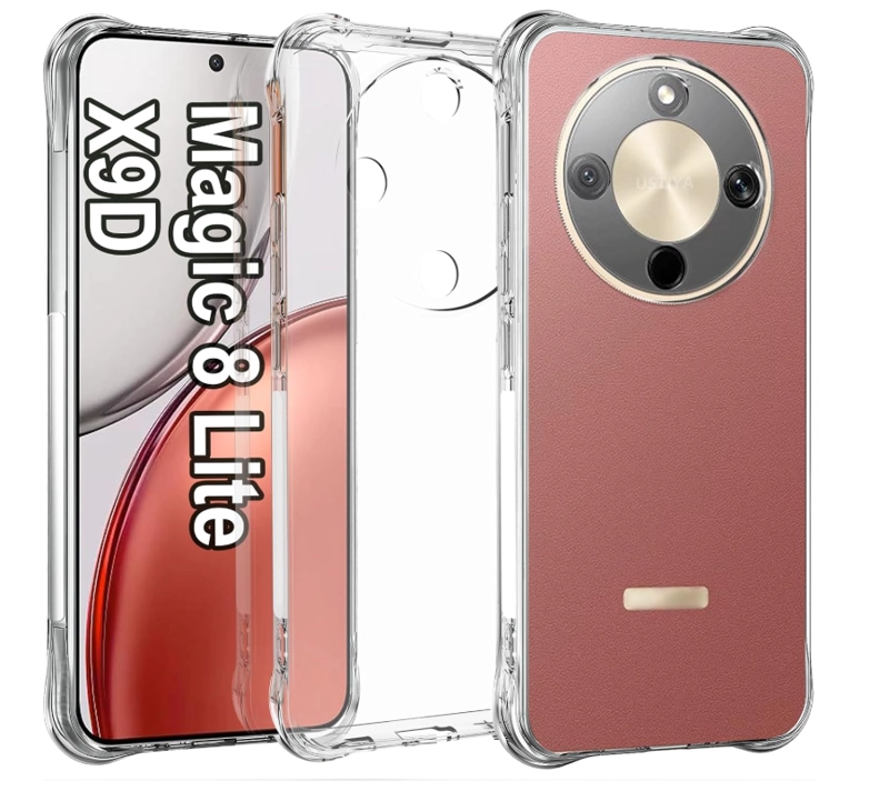 CARCASA PARA HONOR MAGIC8 LITE TRANSPARENTE REFORZADA - 1