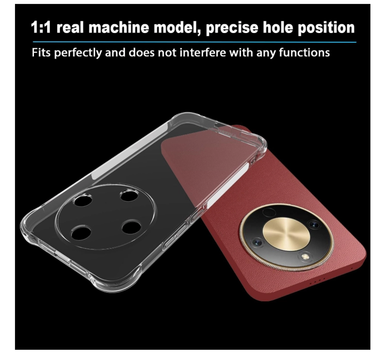 CARCASA PARA HONOR MAGIC8 LITE TRANSPARENTE REFORZADA - 5