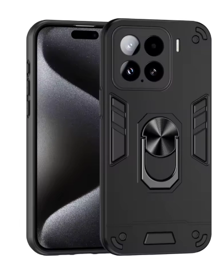 CARCASA PARA XIAOMI 17T PRO 5G ANTI GOLPES ANILLO NEGRO - 1