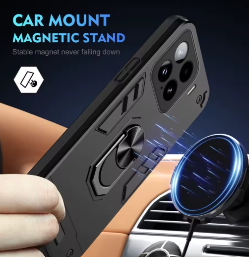 CARCASA PARA XIAOMI 17T PRO 5G ANTI GOLPES ANILLO NEGRO - 4
