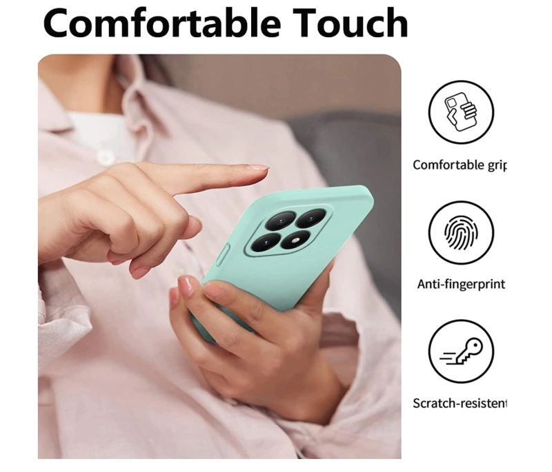 CARCASA FUNDA PARA XIAOMI 17T 5G SILICONA TURQUESA - 4