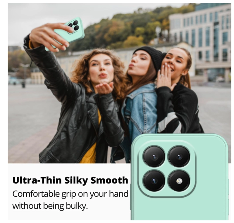 CARCASA FUNDA PARA XIAOMI 17T 5G SILICONA TURQUESA - 6