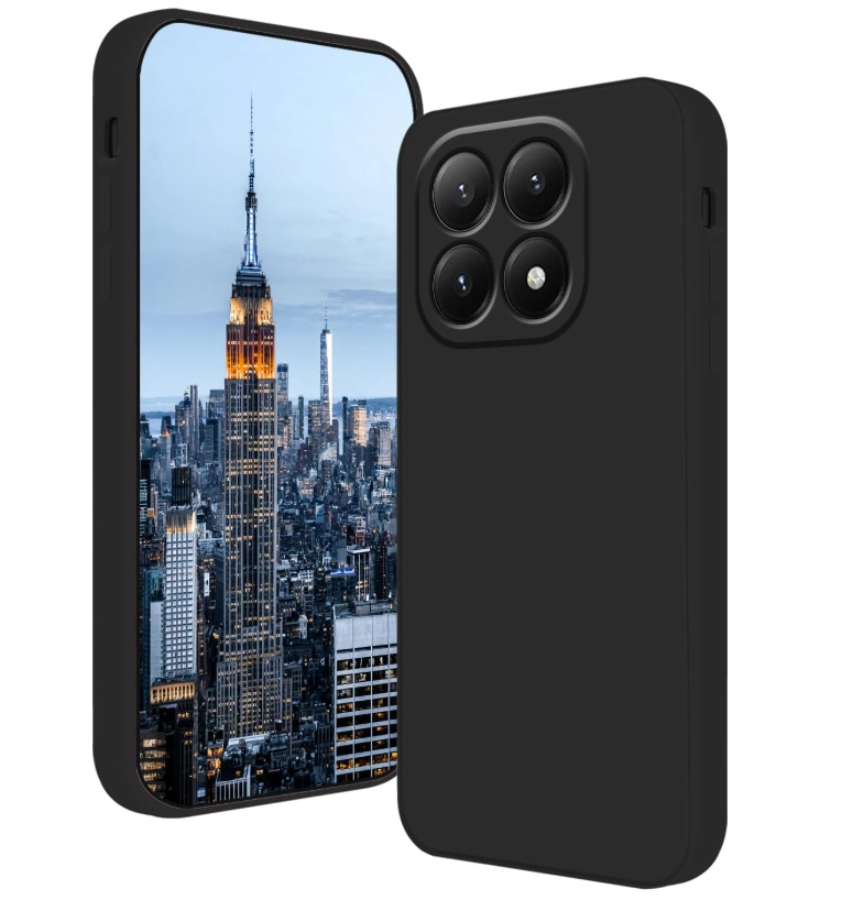 CARCASA FUNDA PARA XIAOMI 17T PRO 5G SILICONA NEGRO - 1