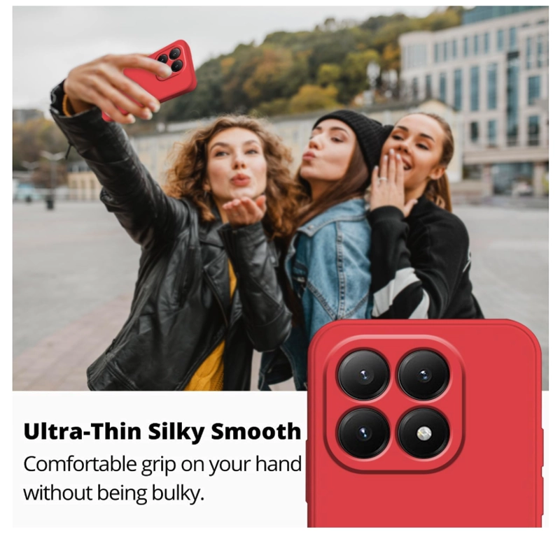 CARCASA FUNDA PARA XIAOMI 17T 5G SILICONA ROJO - 2