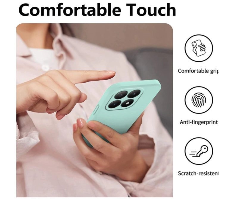 CARCASA FUNDA PARA XIAOMI 15T PRO 5G SILICONA TURQUESA - 5
