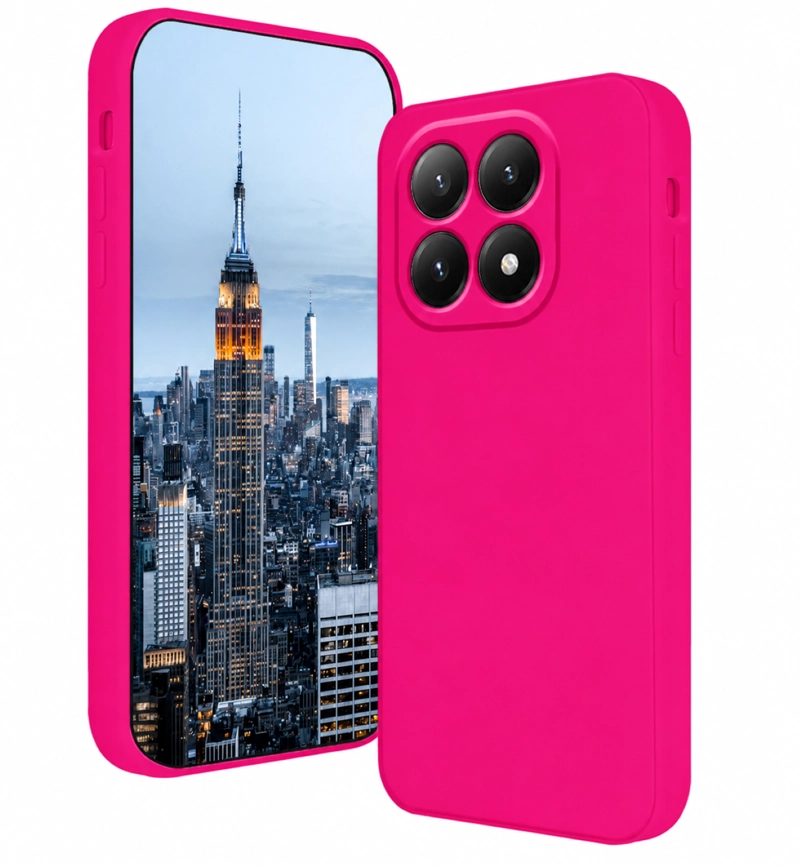 GENÉRICO CARCASA FUNDA PARA XIAOMI 15T PRO 5G SILICONA FUCSIA