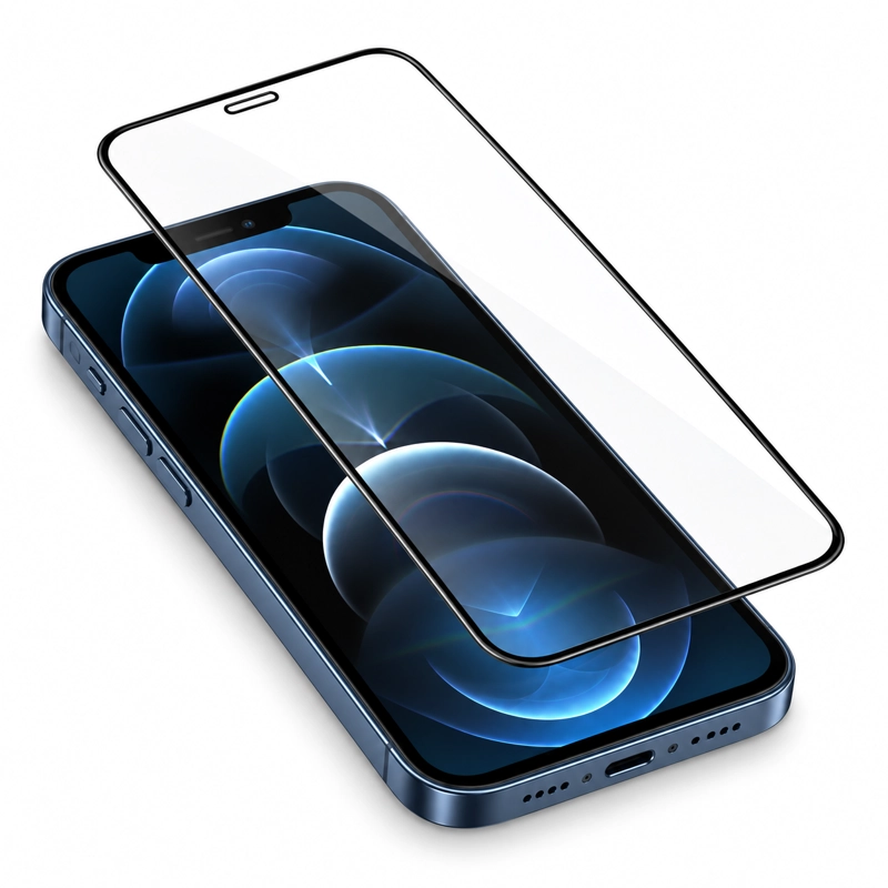 MICA LAMINA VIDRIO TEMPLADO COMPLETA PARA IPHONE 18 PRO MAX - 2