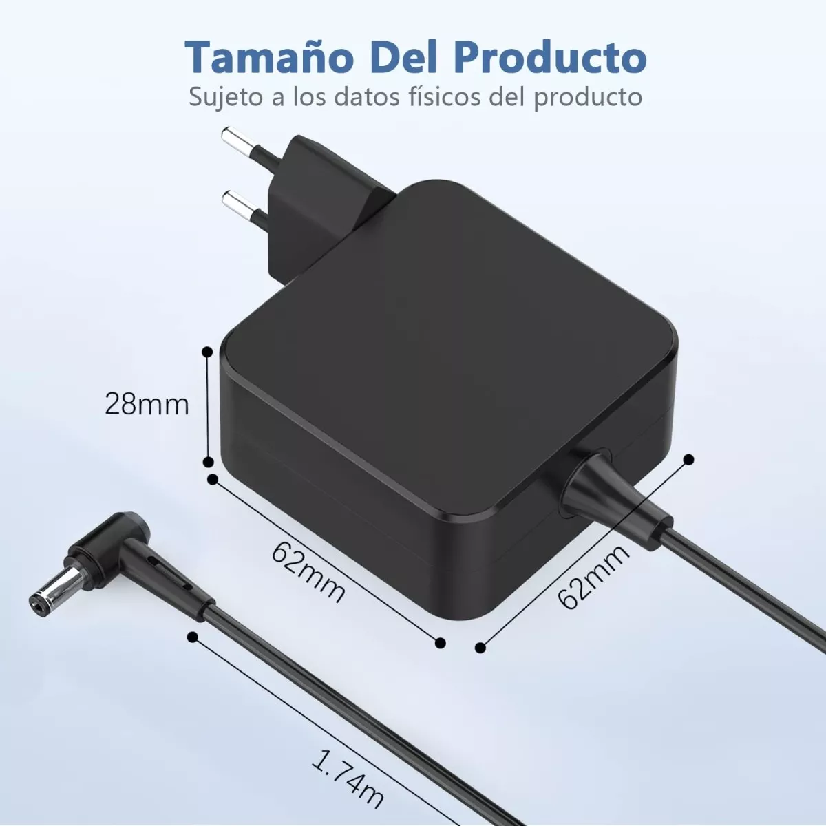 CARGADOR PARA NOTEBOOK ASUS 19V 2.37A PLUG 4.0X1.35MM (45W) - 3
