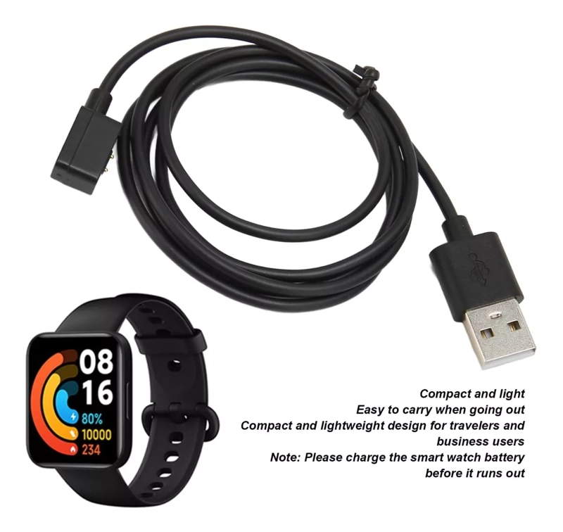 CARGADOR XIAOMI + CABLE REDMI WATCH 2/ 2 LITE / SMART BAND - 5