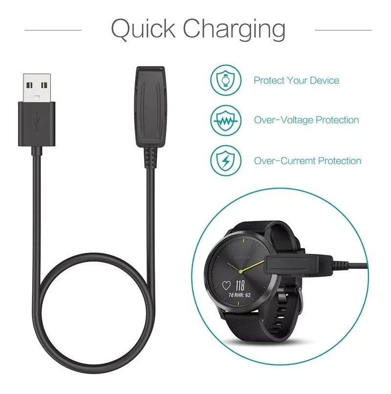 CABLE CARGADOR USB GARMIN FORERUNNER 235 630 230 735XT -M.T - 3