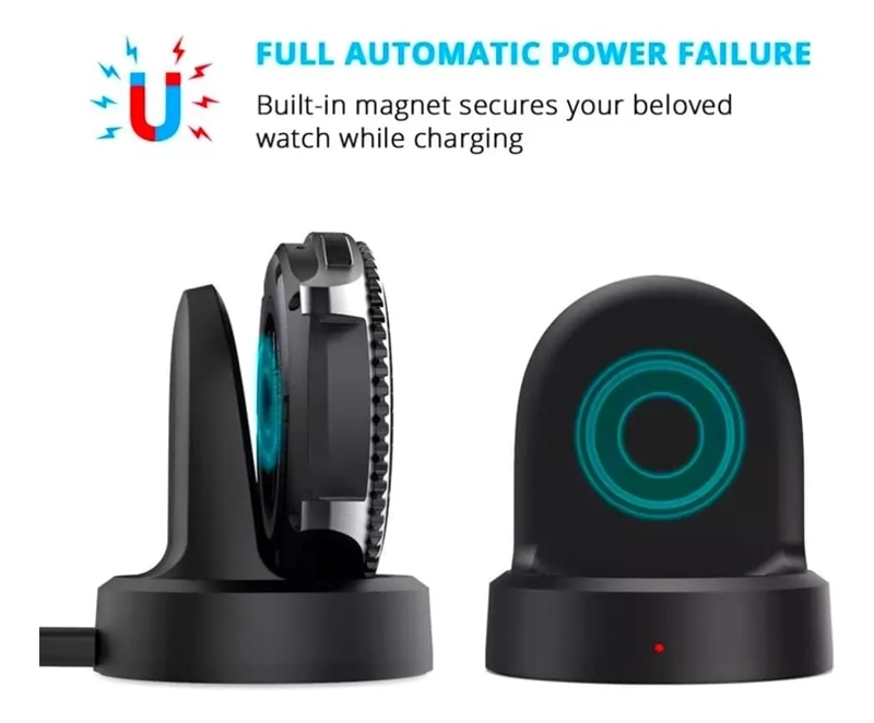 CARGADOR DOCK MAGNE TICO PARA SAMSUNG GEAR S S2 | S3 + CABLE - 3