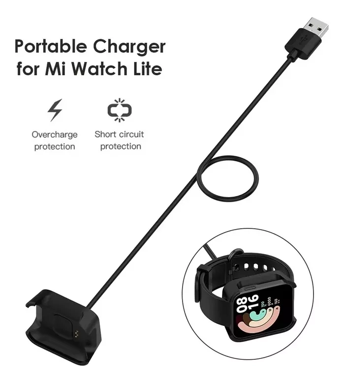 CARGADOR + CABLE USB PARA XIAOMI MI WATCH LITE | REDMI WATCH - 3