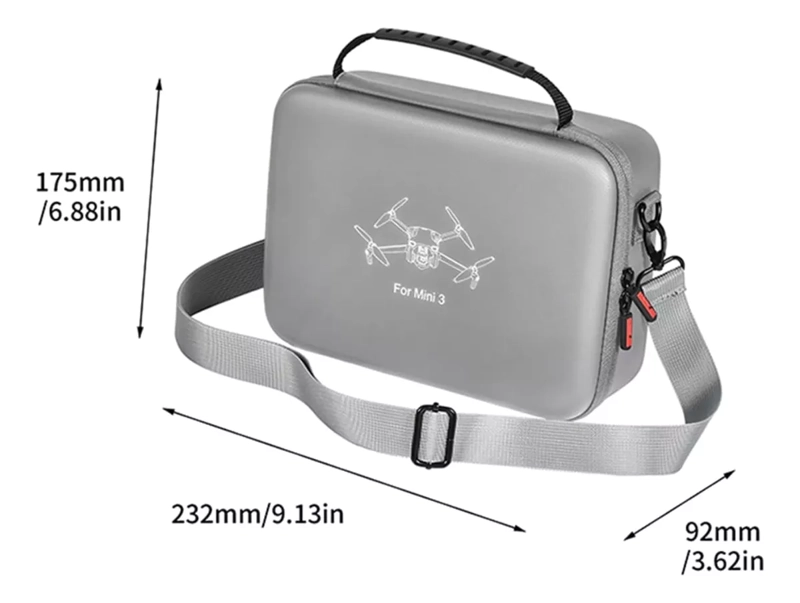 BOLSO MALETA DRONE IMPERMEBLE ANTIGOLPES PARA DJI MINI 3 PRO - 5
