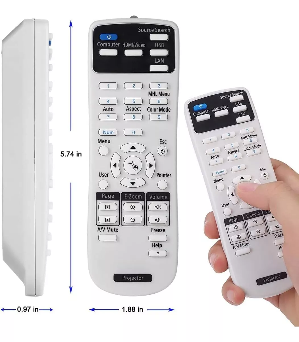 CONTROL REMOTO DATA PROYECTOR EPSON HOME CINEMA, POWER SERIE - 5