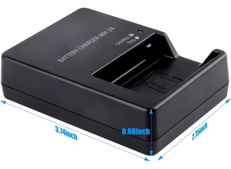 CARGADOR PARA NIKON D3100 D3200 D3300 D5100 D5200 D5300 P710 - 3