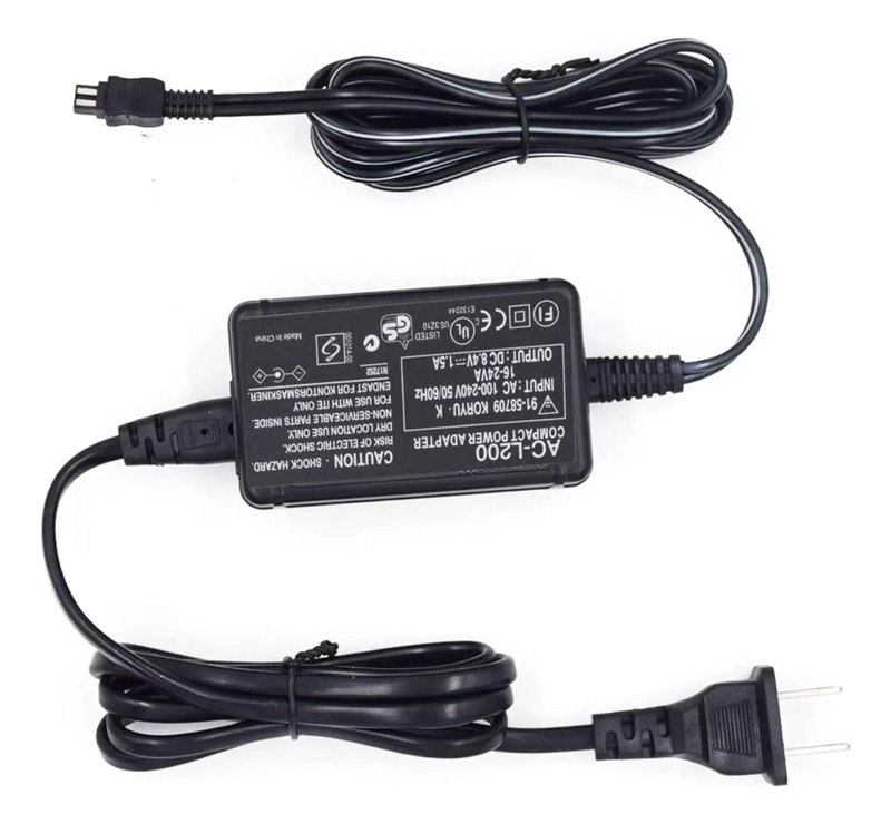 CARGADOR PARA CAMARA HANDYCAM SONY HANDYCAM DCR-SX40 AC-L200 - 3