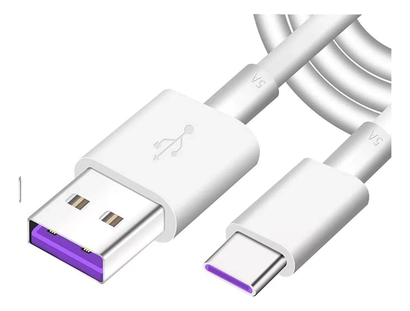 CABLE CARGA USB 2 MTS TURBO 5A PARA HUAWEI P30 MATE 20 PRO - 1