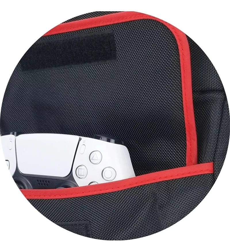 FUNDA CONSOLA PS5 CUBIERTA ANTIPOLVO SUAVE COMPARTIMIENTOS - 3