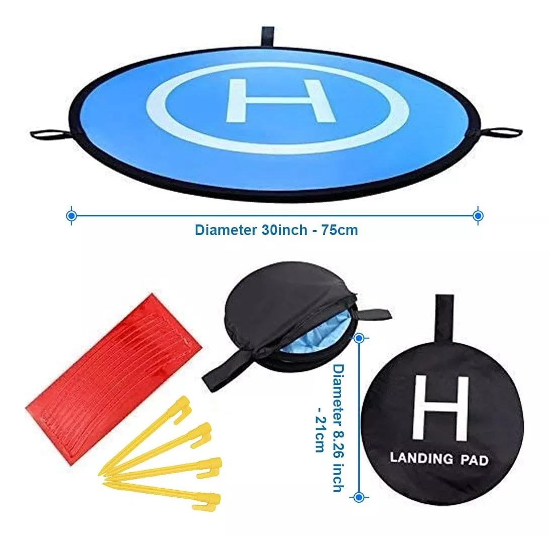 LANDING PAD HELIPUERTO, PISTA DE ATERRIZAJE 75 CM PARA DRONE - 4