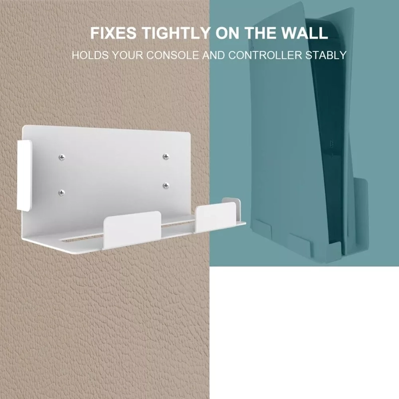 SOPORTE BASE DE PARED PS5 DE ALUMINIO FIRME CON HERRAMIENTAS - 5