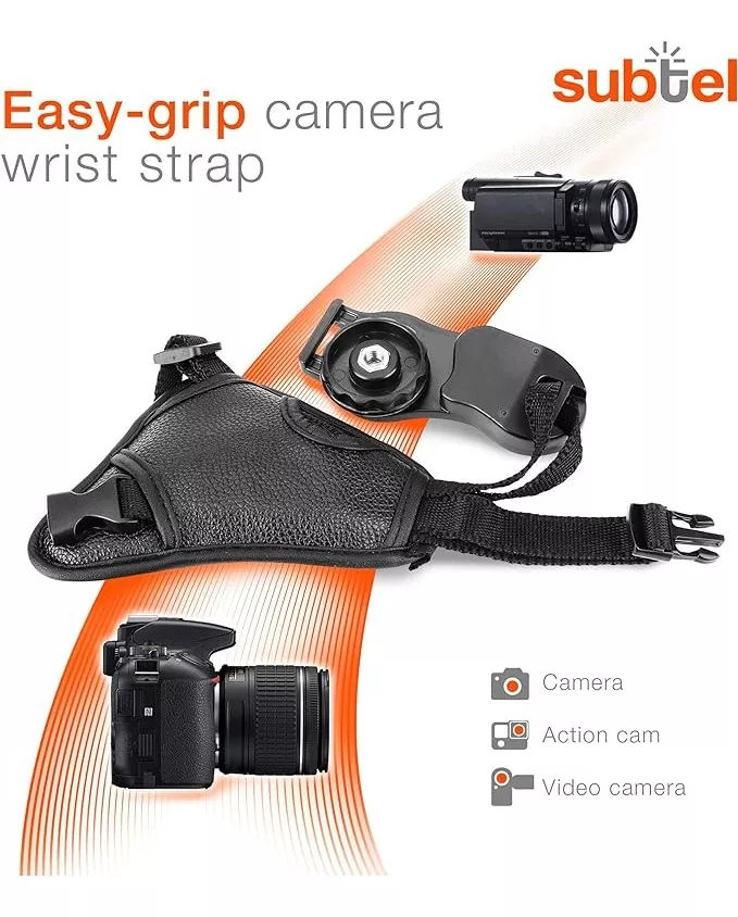 CORREA DE MANO HAND GRIP PARA CAMARA REFLEX CANON NIKON - 2